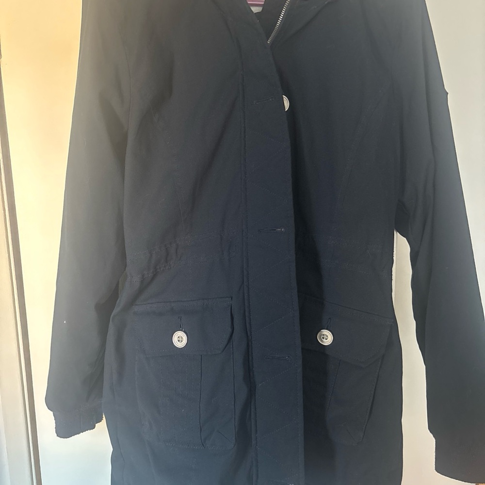 Hollister Women's Navy Ski Jacket
